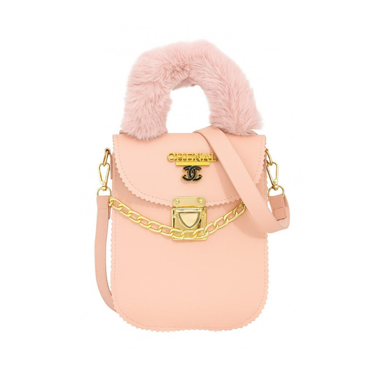 Velvet Mini Charm Crossbody Bag