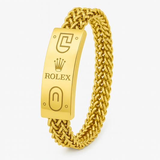 Crown Link Bracelet